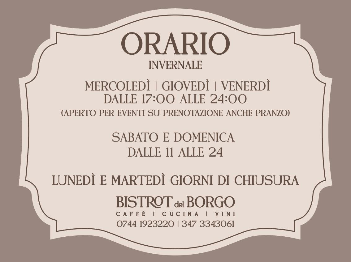 Bistrot del Borgo - Cucina - Vini - Cocktail - Caffè